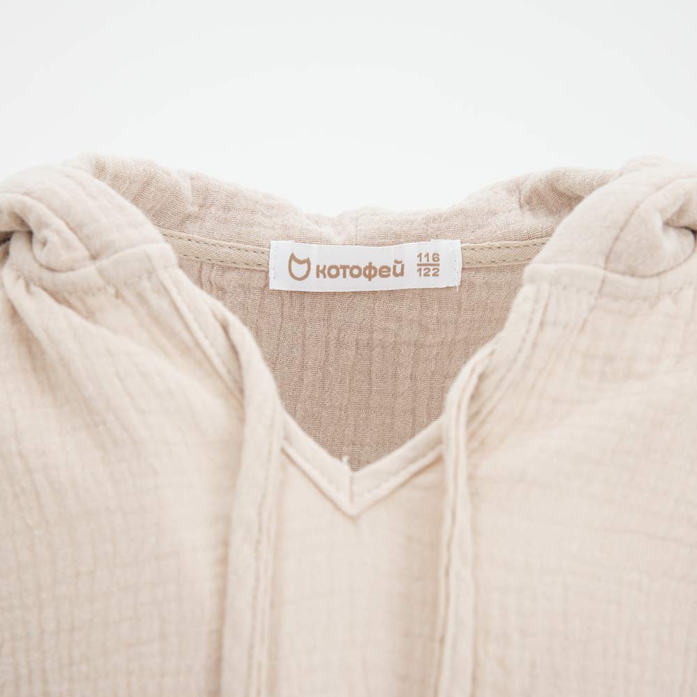 07052059-41 Туника для пляжа бежевый, все фото 5