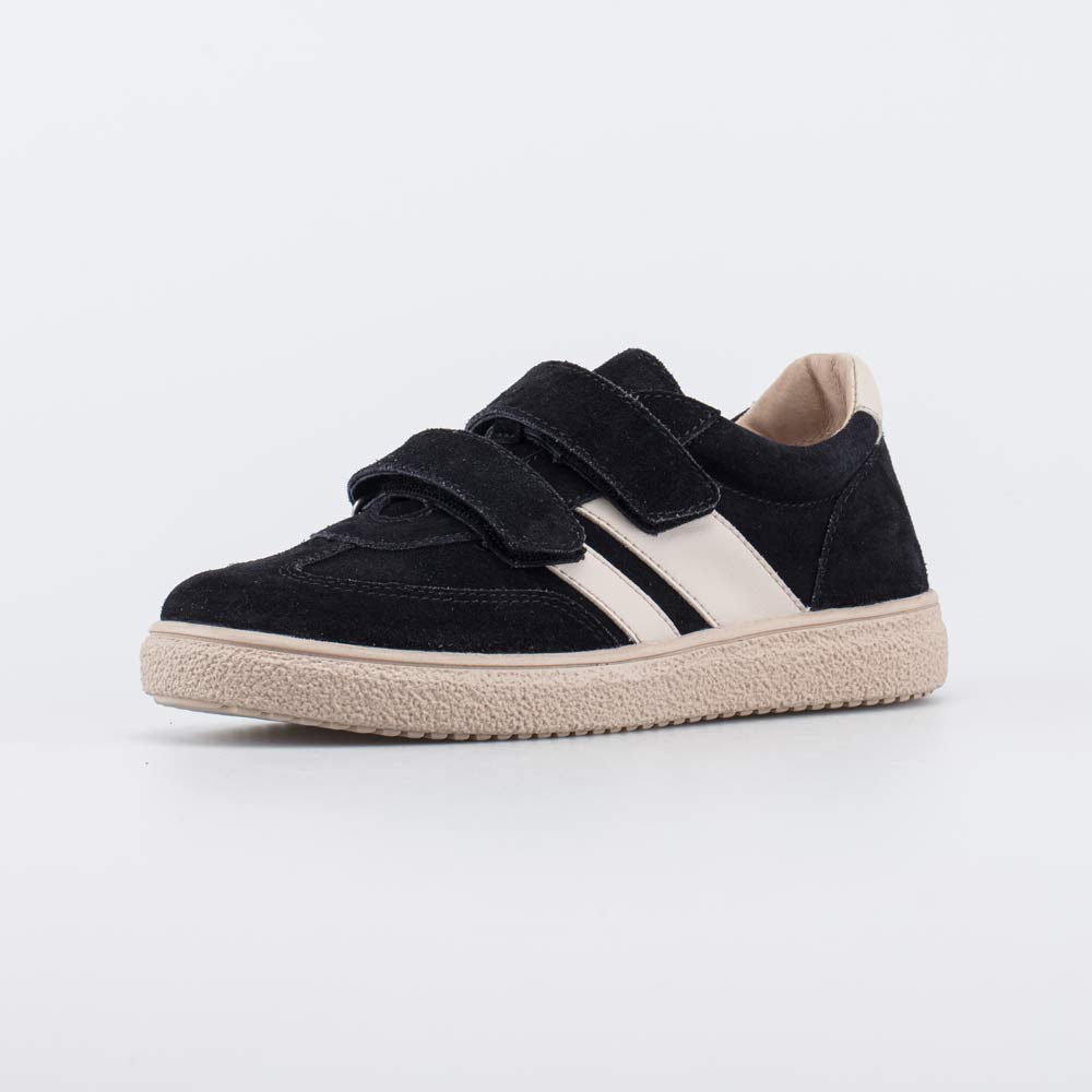 532338-23 Черные велюровые полуботинки-кеды, все фото 1