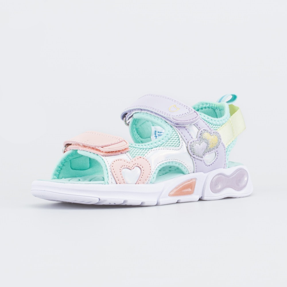 324056-12 Пляжные сандалии с LED Сердечки, все фото 1