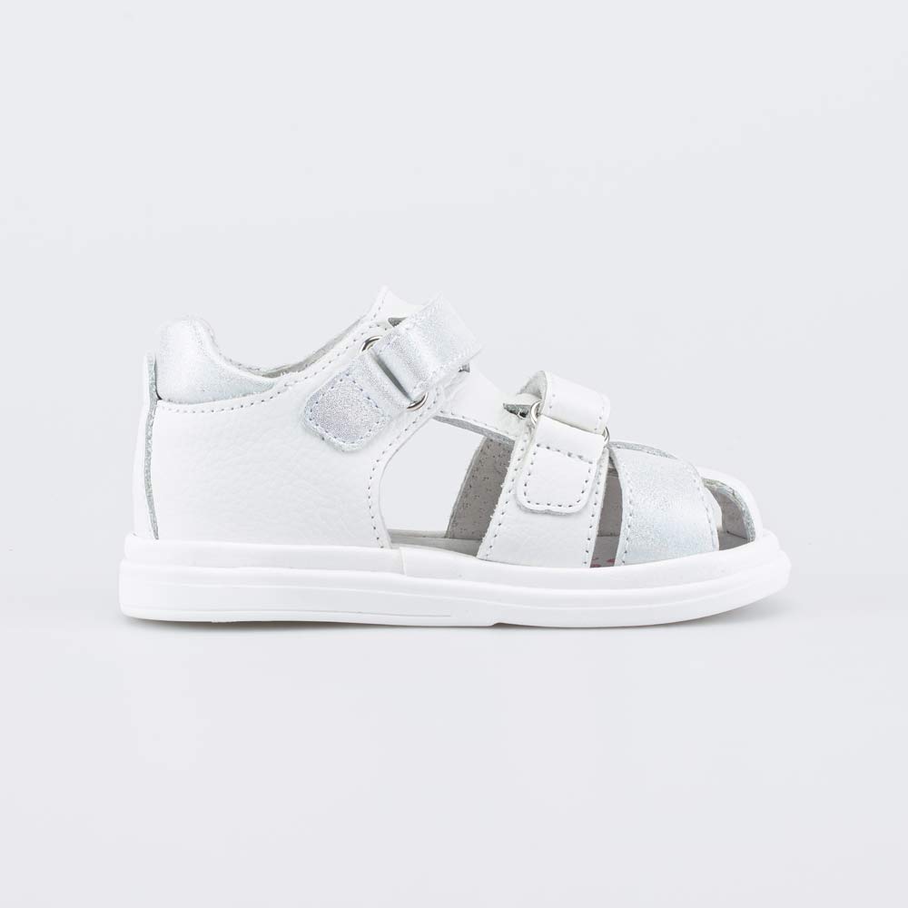 322187-23 Детские летние сандалии Серебристый блеск , все фото 2