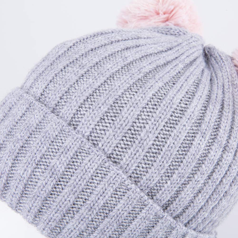 07804019-40 Зимний шерстяной комплект шапка с ушками + снуд, все фото 4