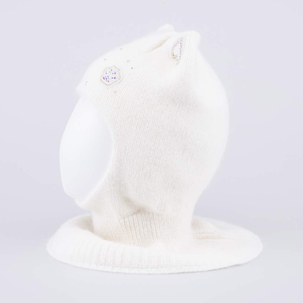 07811467-40 Зимняя шапка-шлем с ушками для девочки, все фото 3