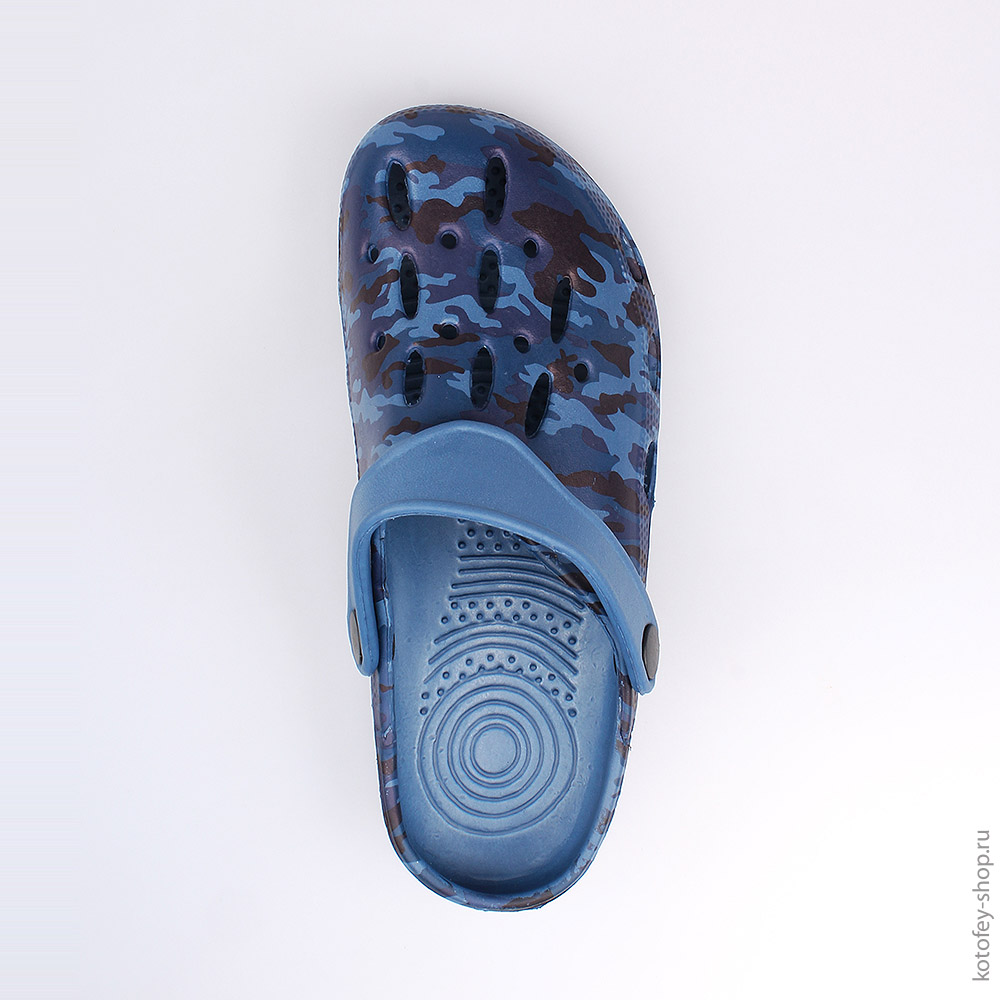 725020-01 Пляжная обувь синяя, все фото 4