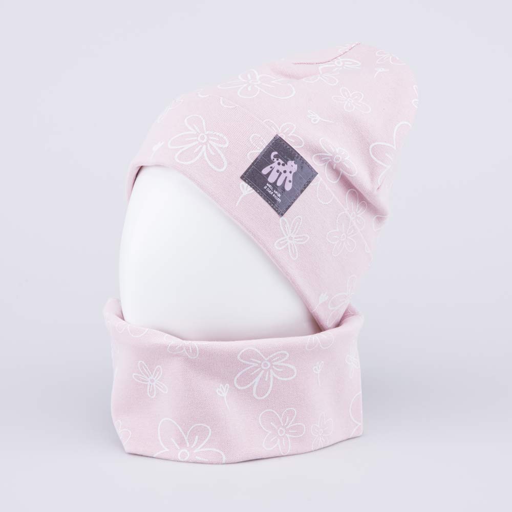 07811481-40 Демисезонный комплект шапка + снуд для девочки, все фото 2