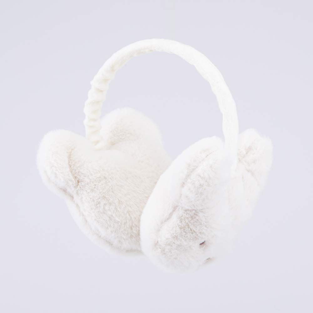 07818015-40 Меховые наушники для девочки бежевый, все фото 1