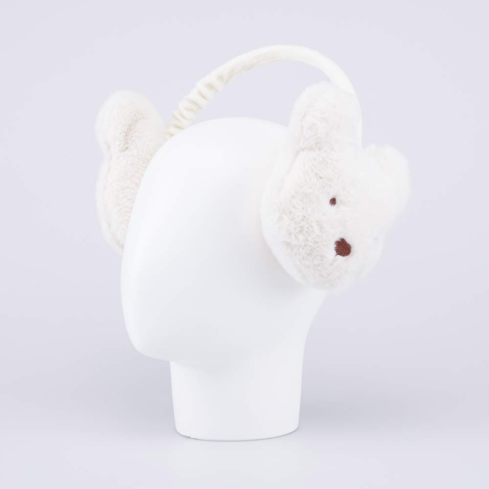 07818015-40 Меховые наушники для девочки бежевый, все фото 2