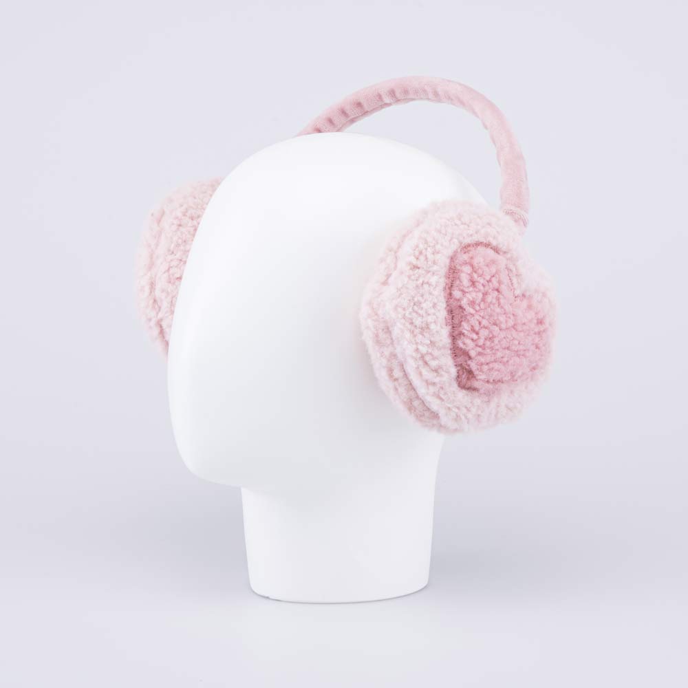 07818016-40 Меховые наушники для девочки розовый, все фото 2