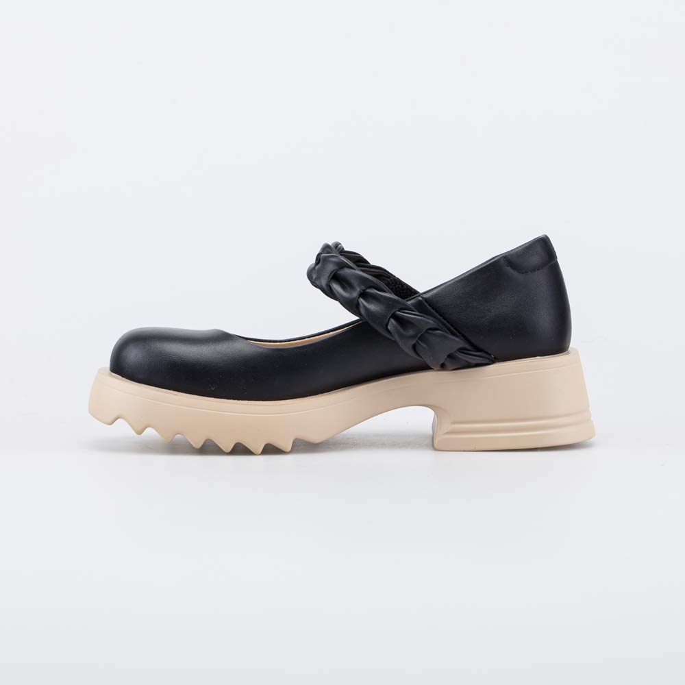 633059-21 Черные кожаные туфли для девочки, все фото 2