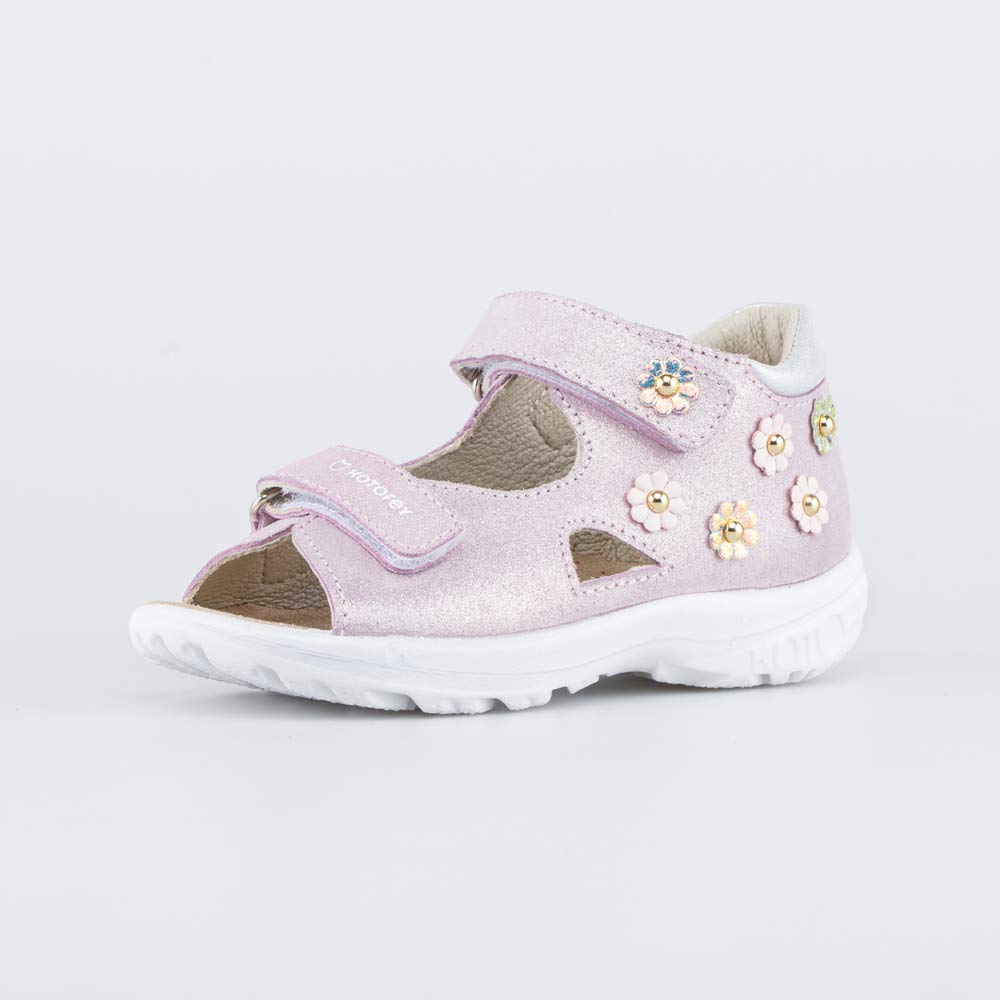 322163-22 Кожаные босоножки Цветы, все фото 1