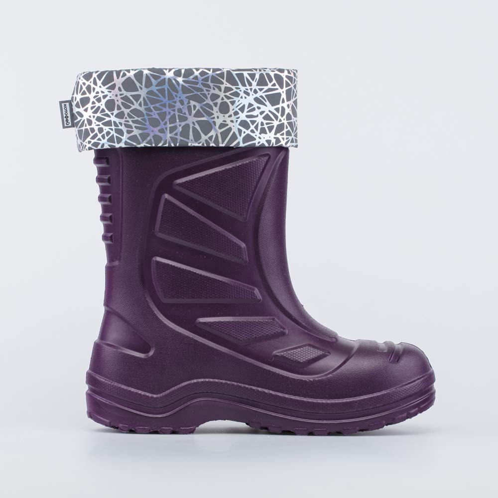 665006-17 Сапожки из ЭВА фиолетовый, все фото 2