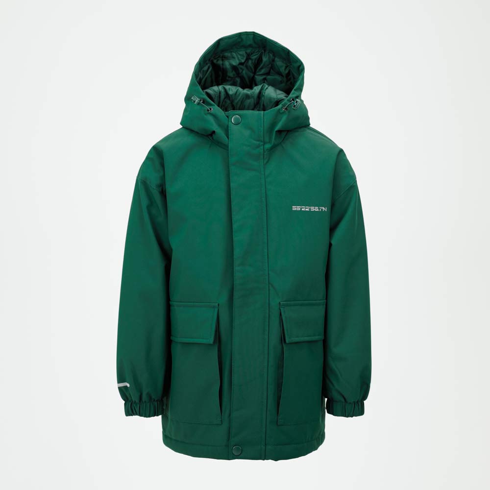 07758057-41 Куртка-парка демисезонная детская зеленый, все фото 1