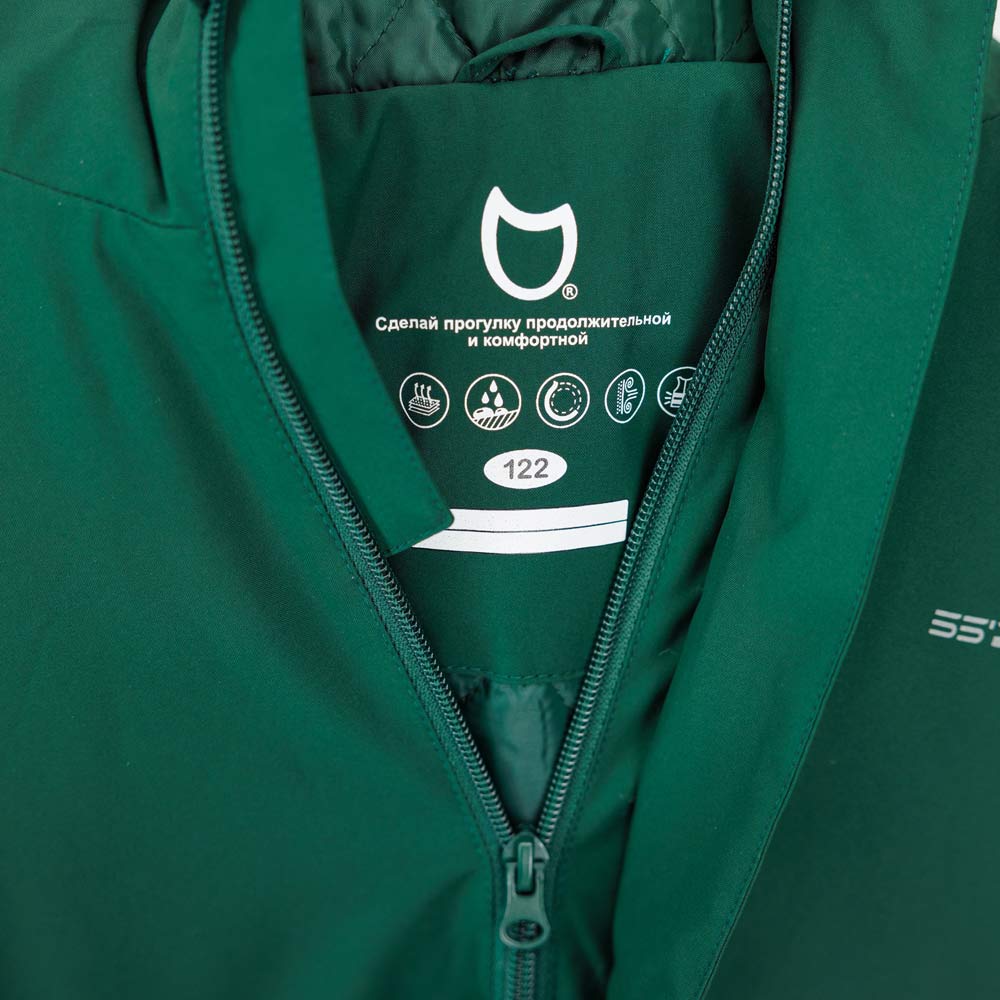 07758057-41 Куртка-парка демисезонная детская зеленый, все фото 4