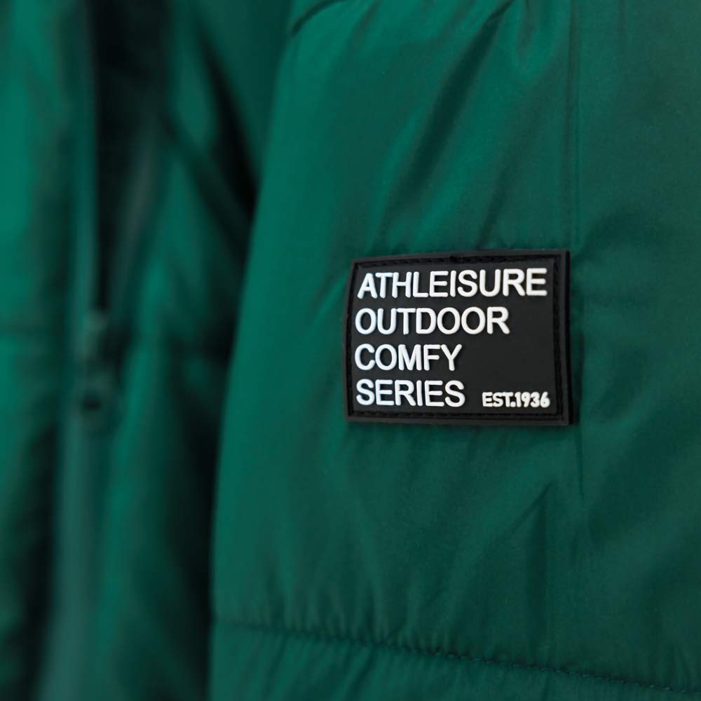 07758059-40 Дутая куртка демисезонная зеленый, все фото 5