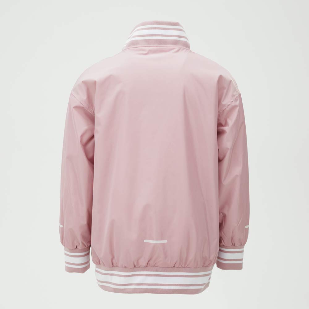 07857069-40 Куртка-бомбер утепленная для девочки розовый, все фото 3