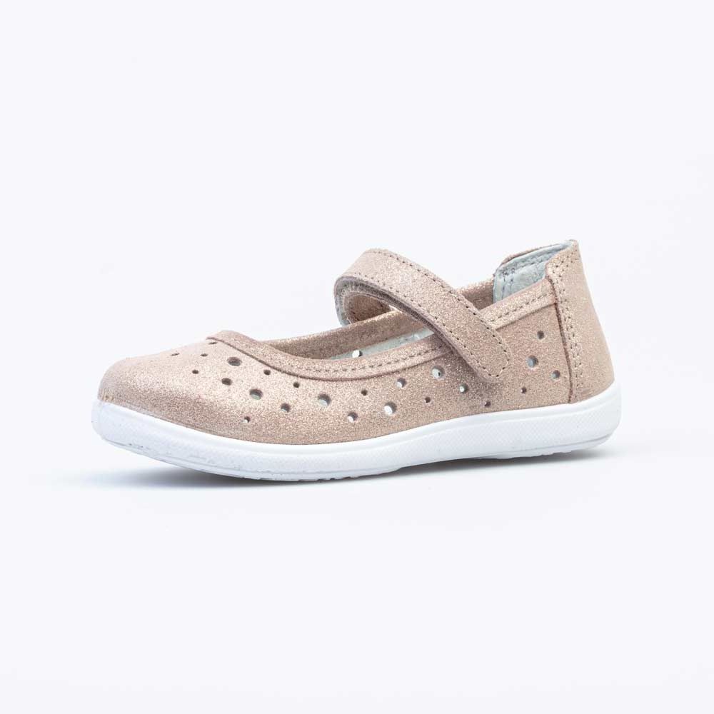 532234-26 Туфли-балетки для девочки кожаные, все фото 1