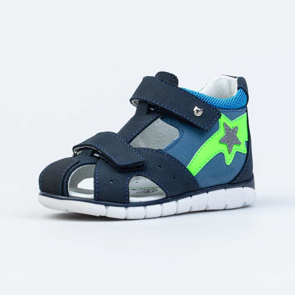 122179-22 Сандалии из натурального нубука для мальчика, все фото 1