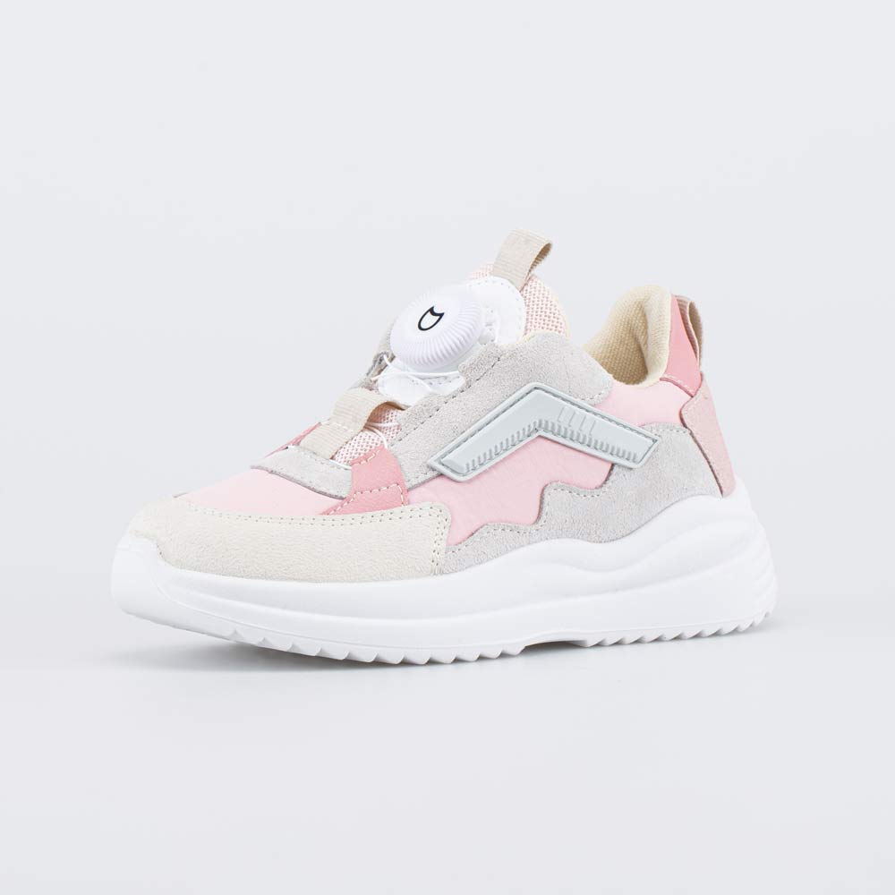 344552-12 Розовые кроссовки с системой быстрой шнуровки, все фото 1