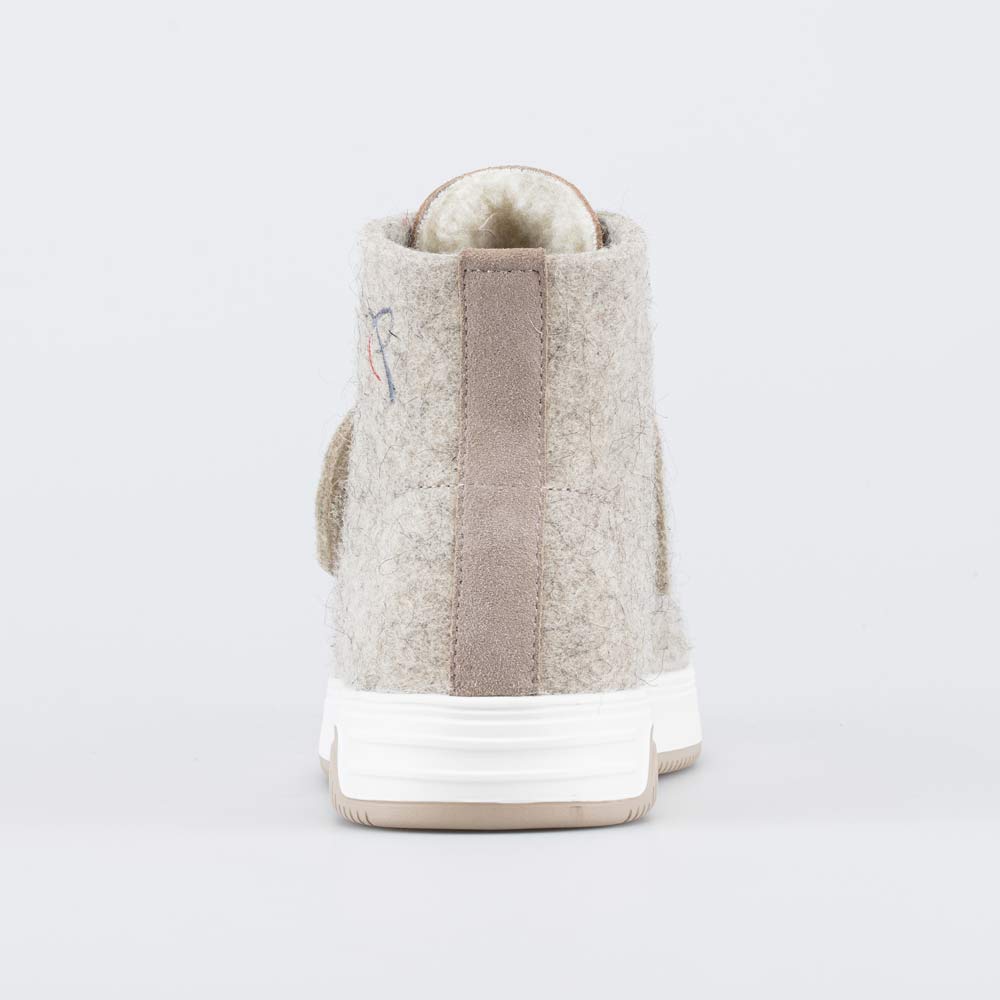 857013-01 Валенки короткие женские бежевый, все фото 5