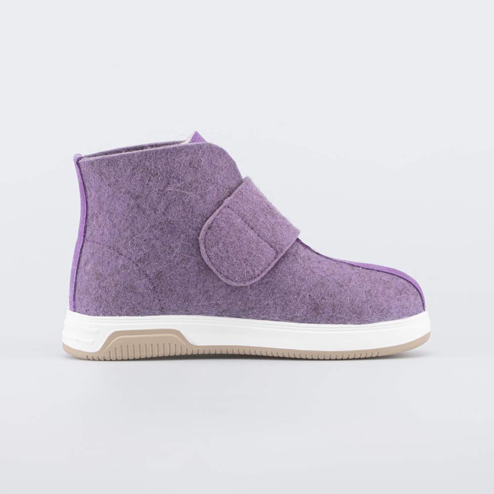 857013-06 Валенки короткие женские сиреневый, все фото 2