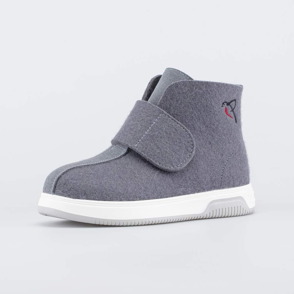 857013-07 Валенки короткие женские серый, все фото 1