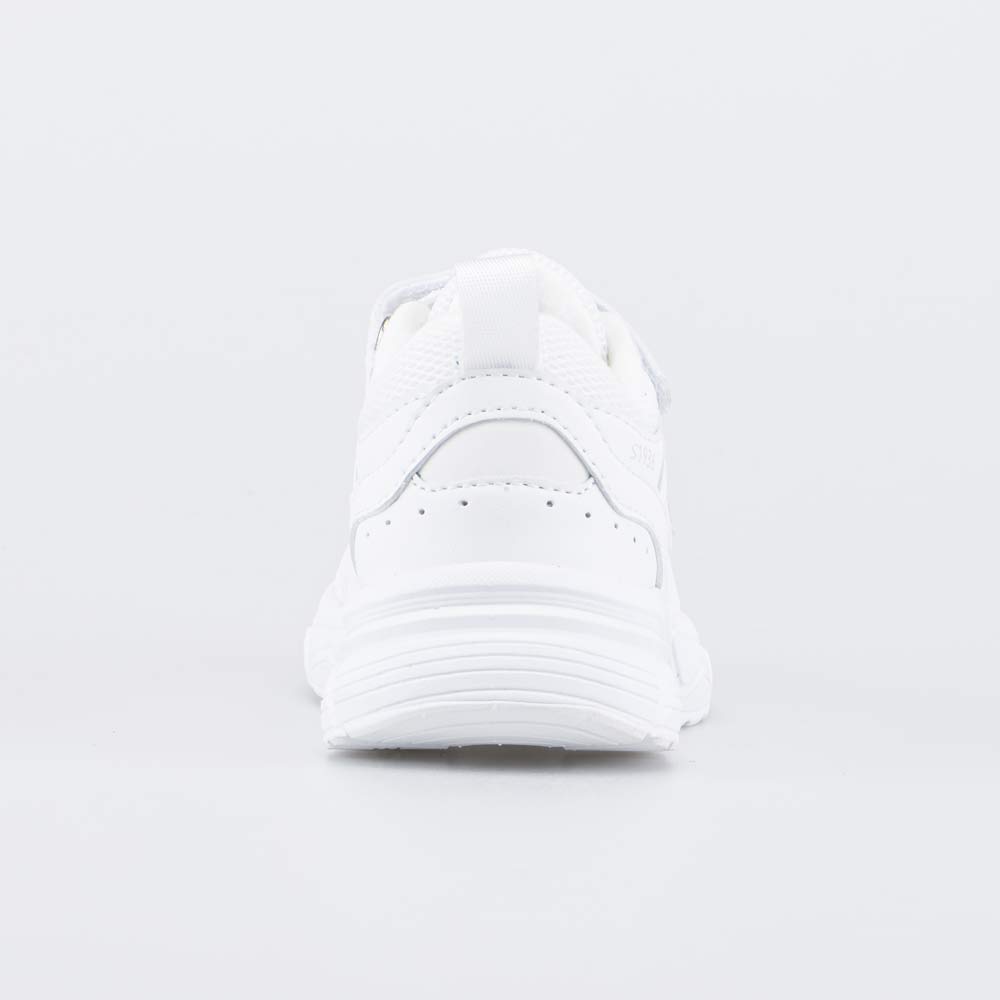 344487-11 Белые кроссовки на липучках , все фото 5