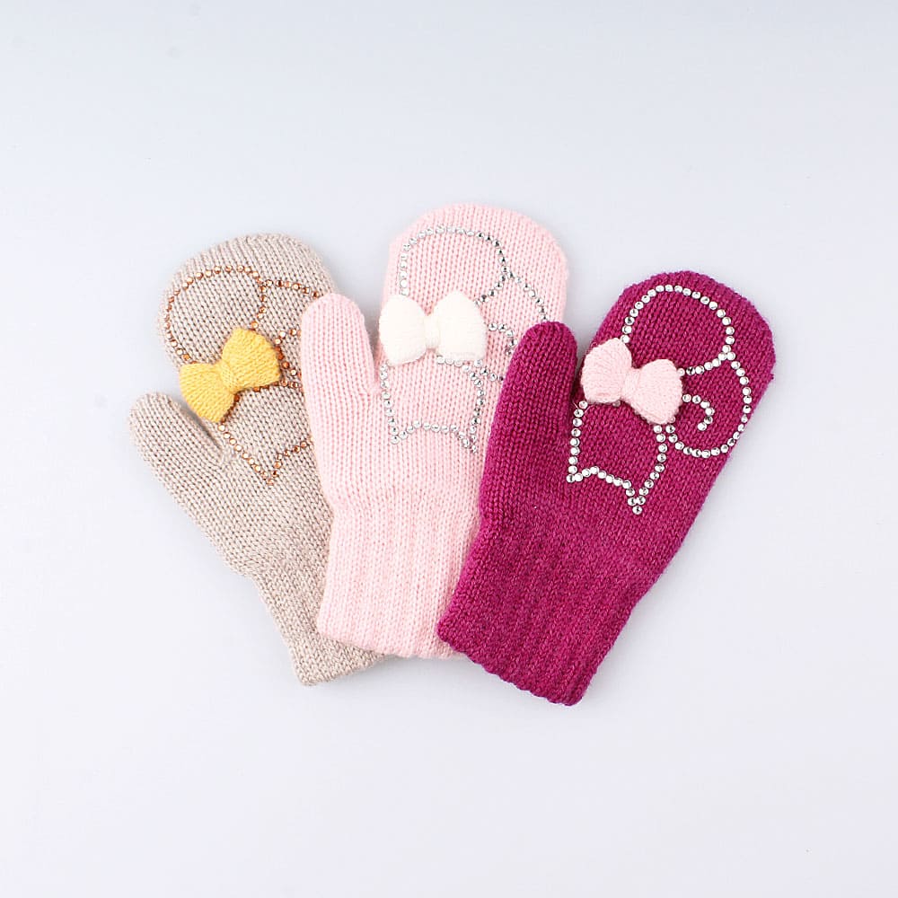 07821119-40 Варежки двухслойные бежевые, все фото 1