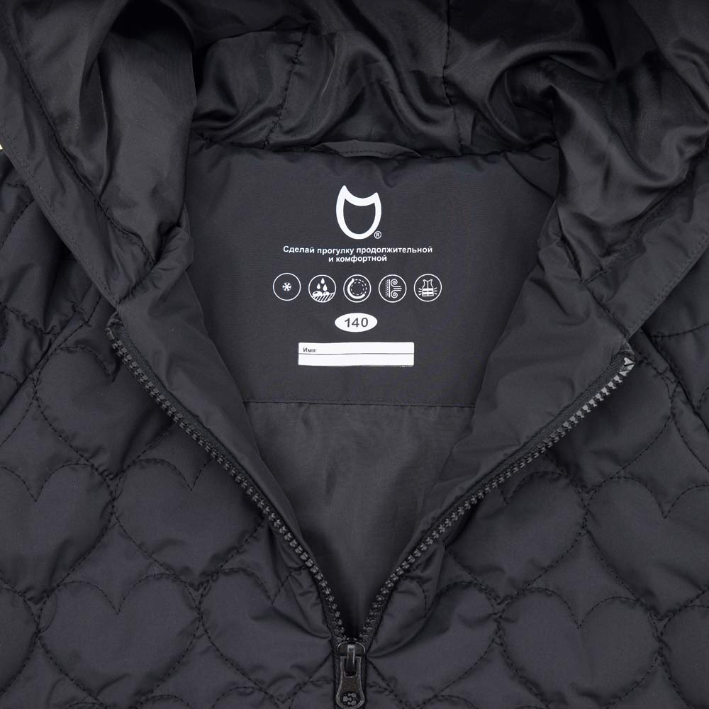 07857076-40 Стеганый бомбер для девочки на весну и осень, все фото 3