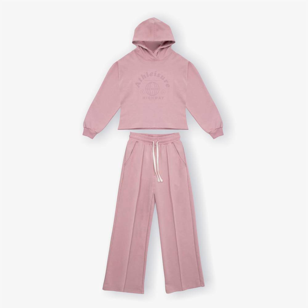 07864071-44 Костюм худи + брюки розовый, все фото 1