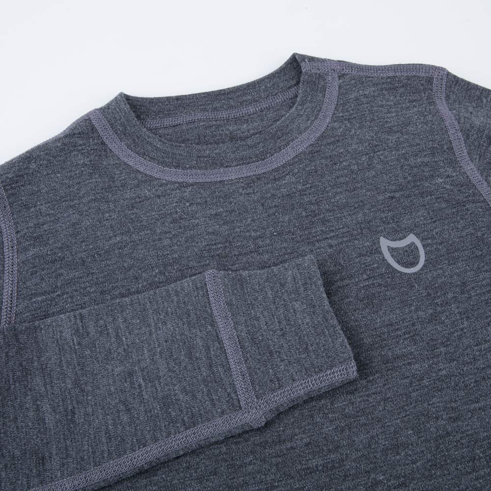 07702028-40 Лонгслив для детей и подростков КОТОФЕЙ Шерсть серо-черный, все фото 4