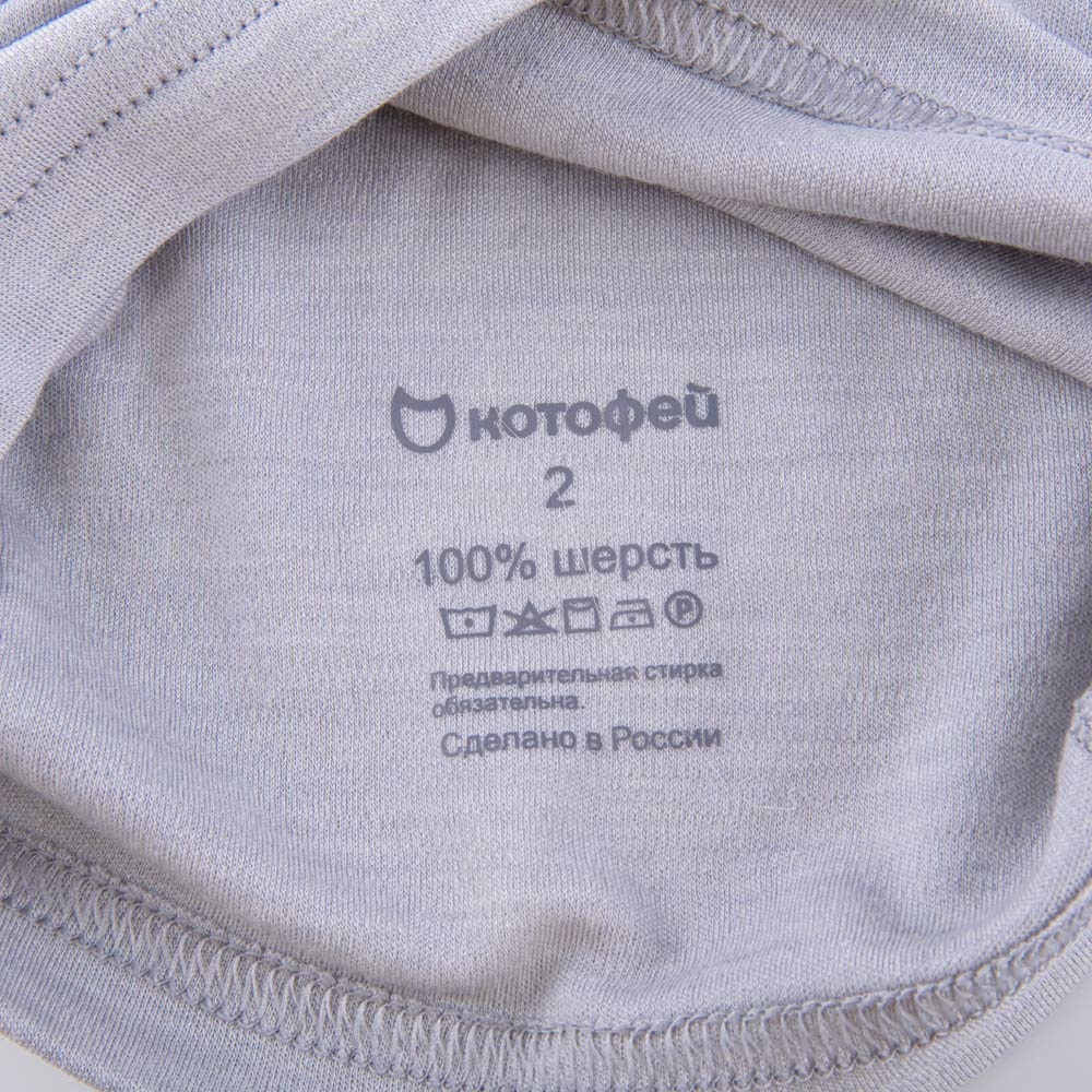 07712025-40 Шарф-трансформер 100% шерсть Серый, все фото 4