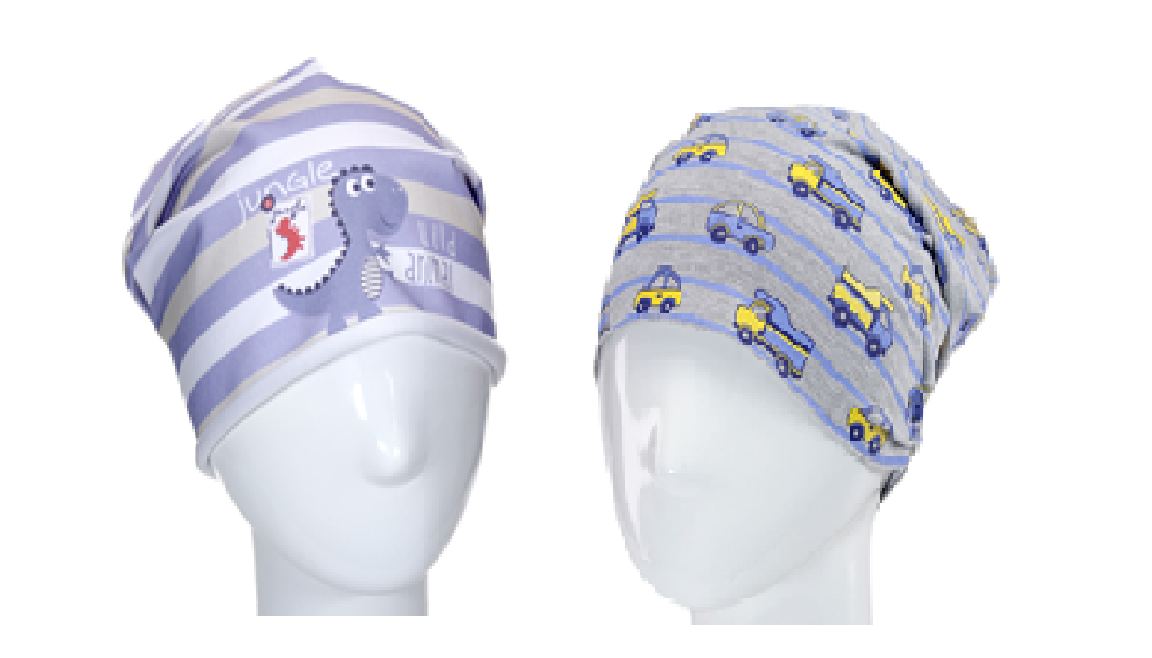 07711120-00 Шапка для мальчика, 80% хлопок, голубая, все фото 2