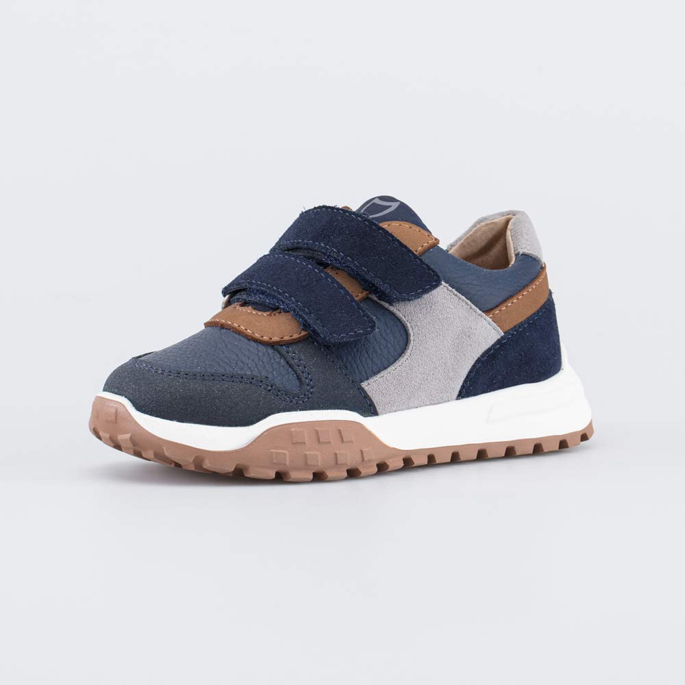 644456-24 Кожаные кроссовки на липучках для мальчика , все фото 1