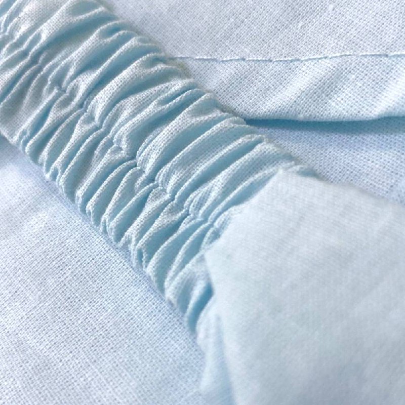 07811239-40 Косынка на резинке Единорог голубая, все фото 3