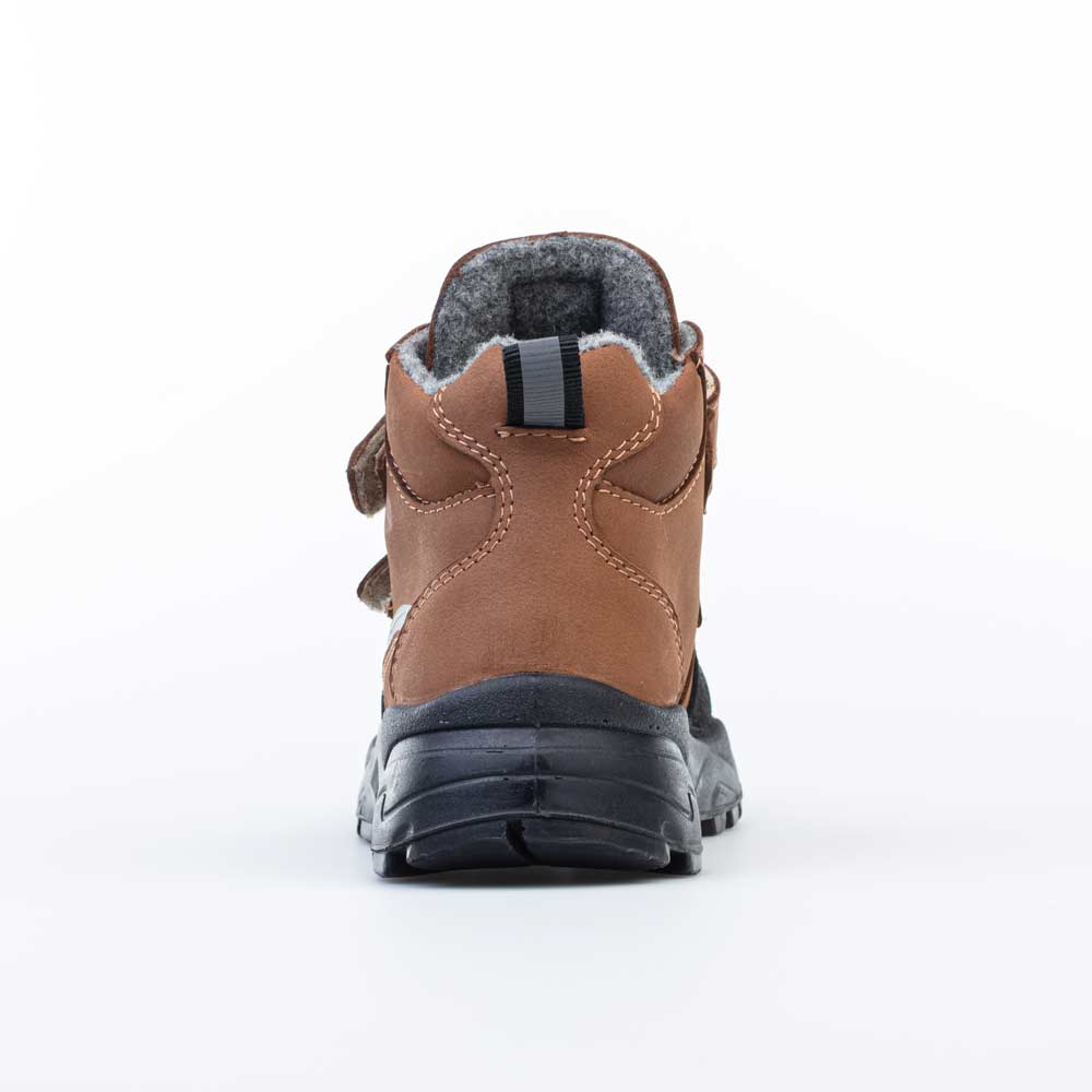 152316-35 Демисезонные ботинки на липучках STYLE коричневый, все фото 5