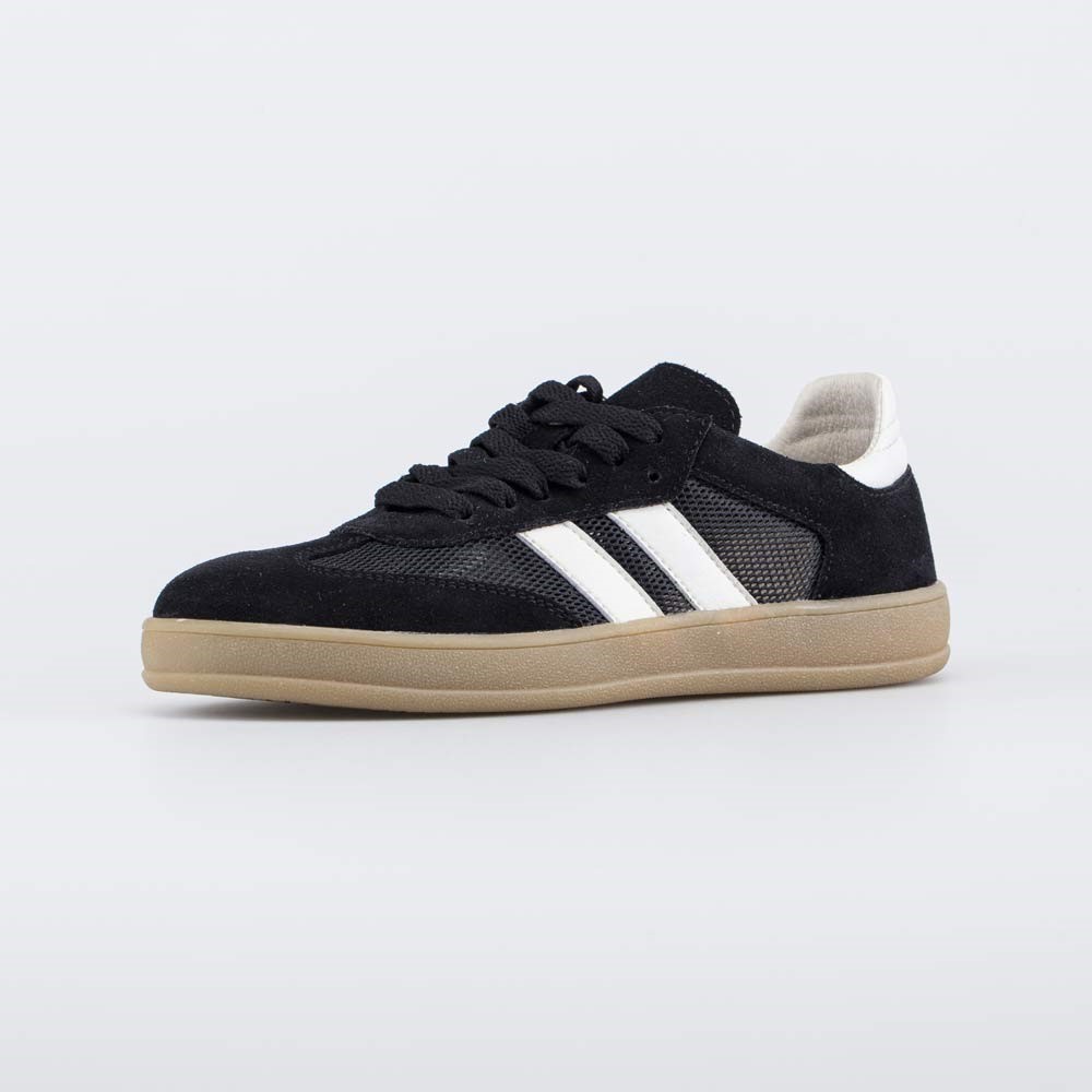 734050-73 Кожаные кеды для мальчика-подростка Черный, все фото 1