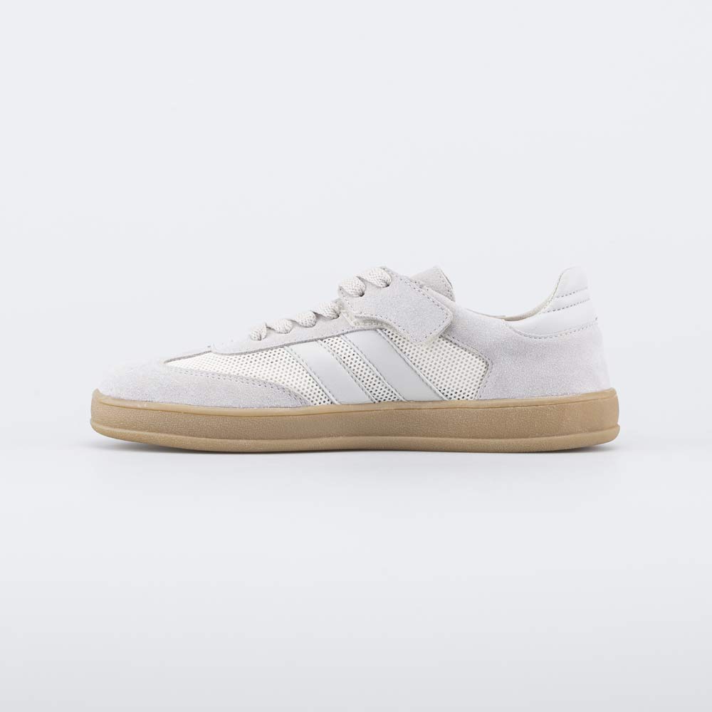 734050-74 Кожаные кеды для девочки-подростка Бежевый, все фото 2