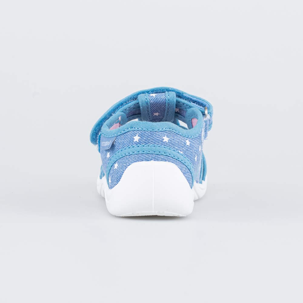 221099-12 Хлопковые сандалии для девочки Звездочки, все фото 5