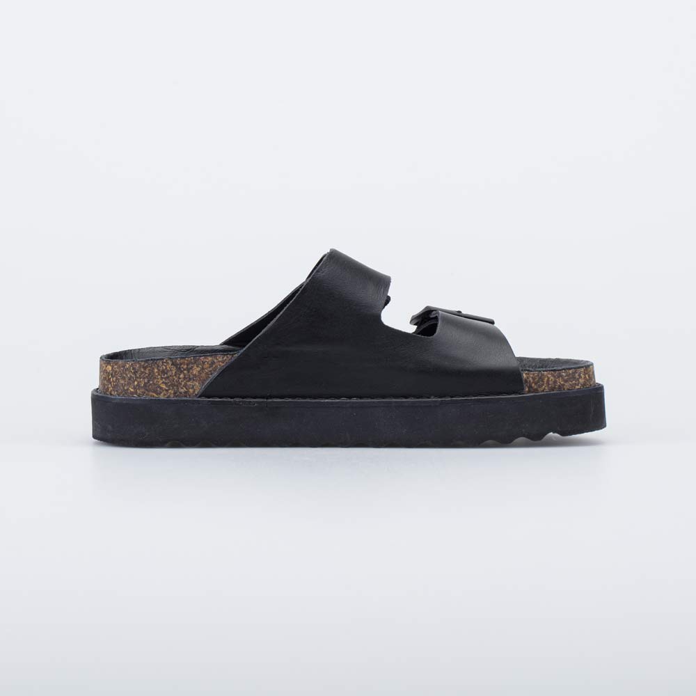 722040-21 Кожаные шлепанцы на пробковой подошве, все фото 2