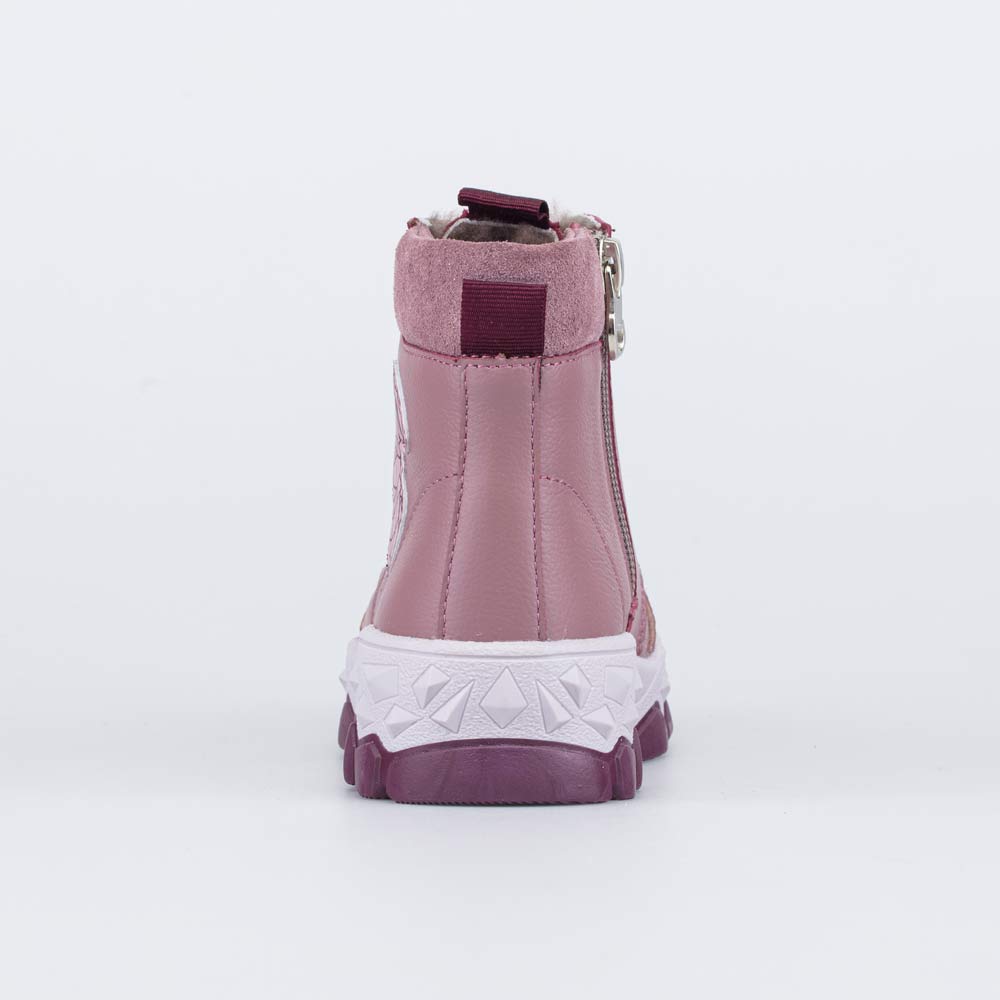 152361-52 Зимние ботинки на молнии Графический Зайка, все фото 5