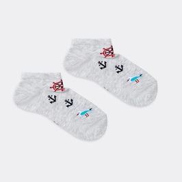 07742598-40 Хлопковые носки укороченные Якорь, все фото 1