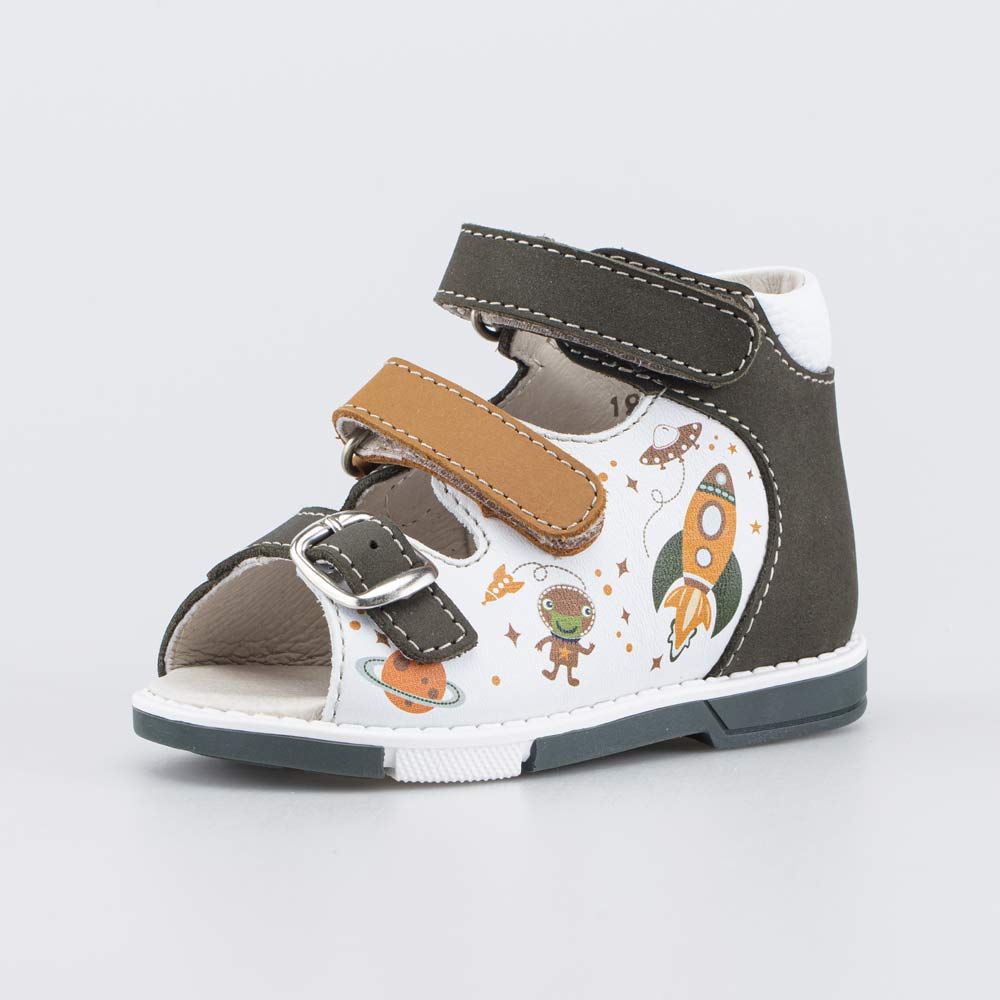 022162-25 Кожаные сандалии Первые шаги Космос, все фото 1