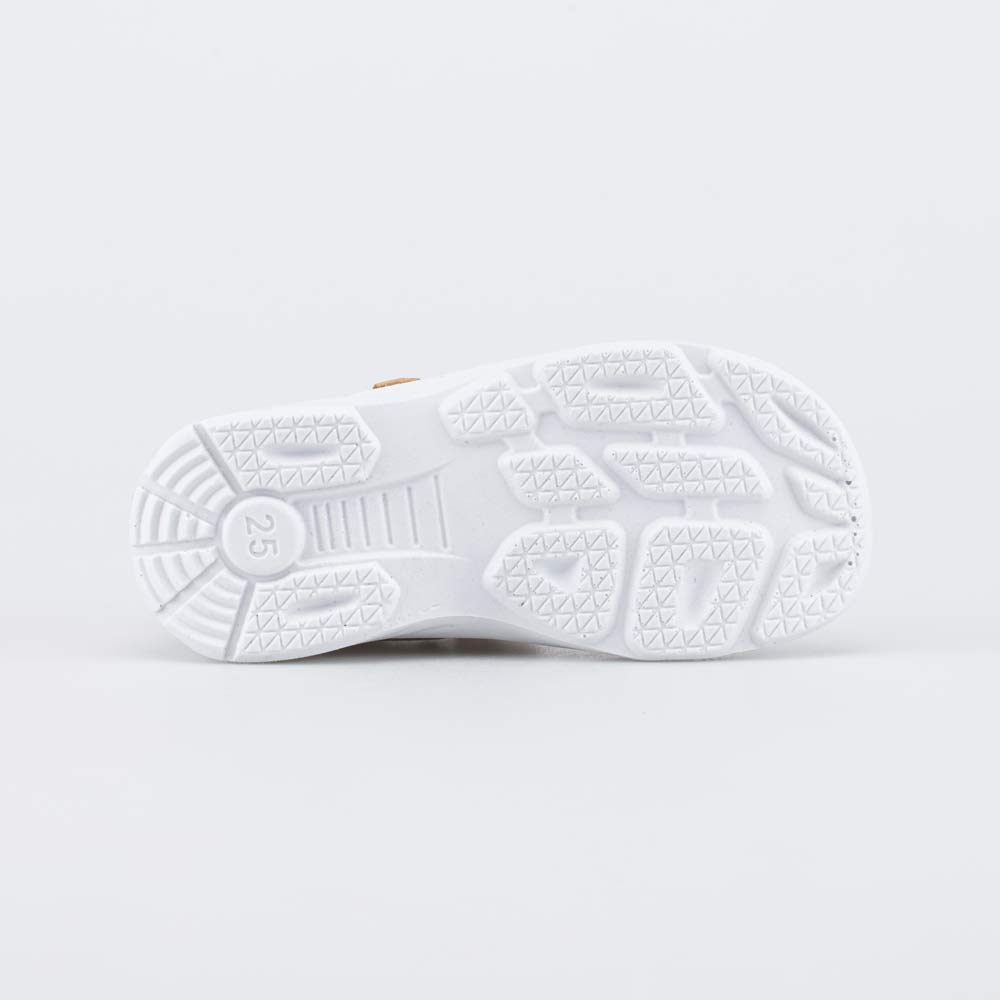 022164-21 Кожаные сандалии Первые шаги Нежный беж , все фото 3