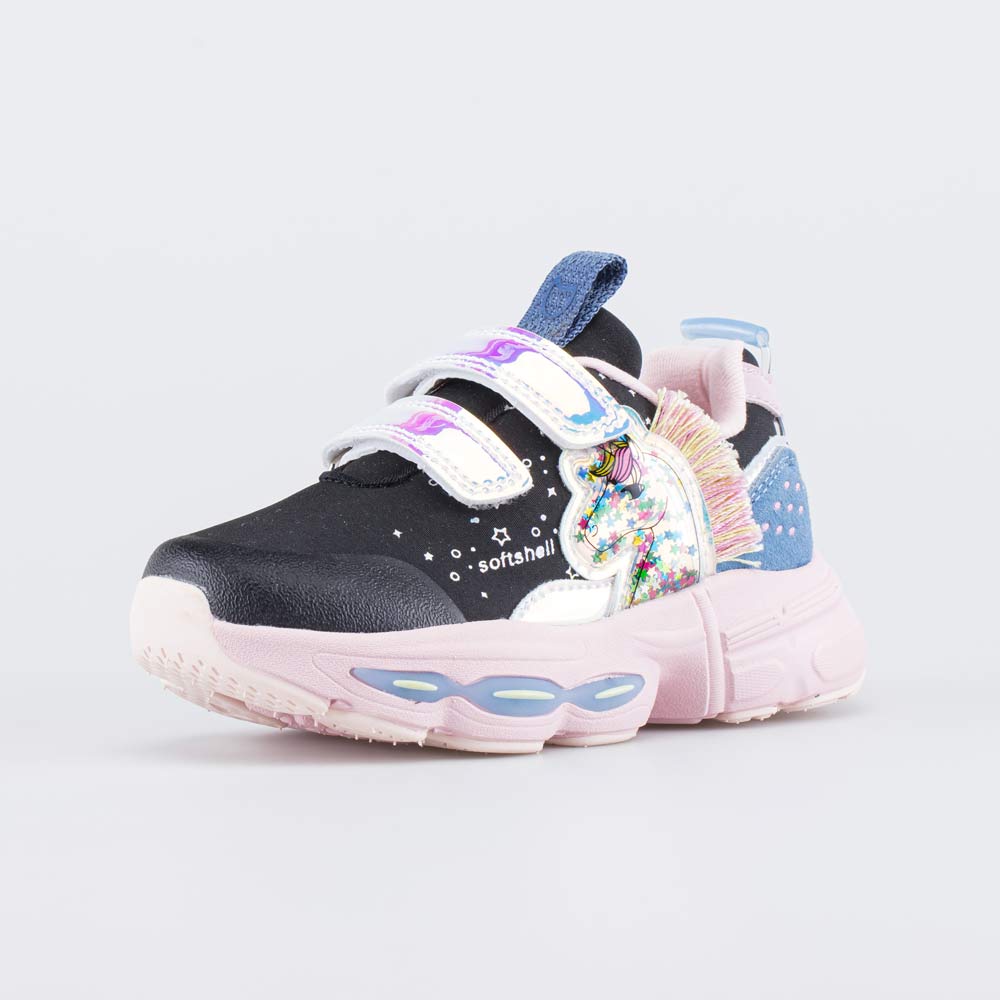 344513-71 Кроссовки с LED и Softshell Единорог , все фото 1