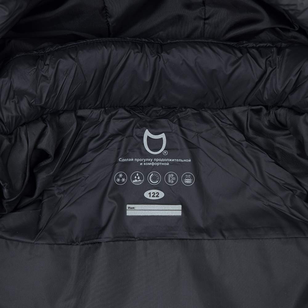 07857071-40 Черная зимняя куртка для девочки, все фото 4