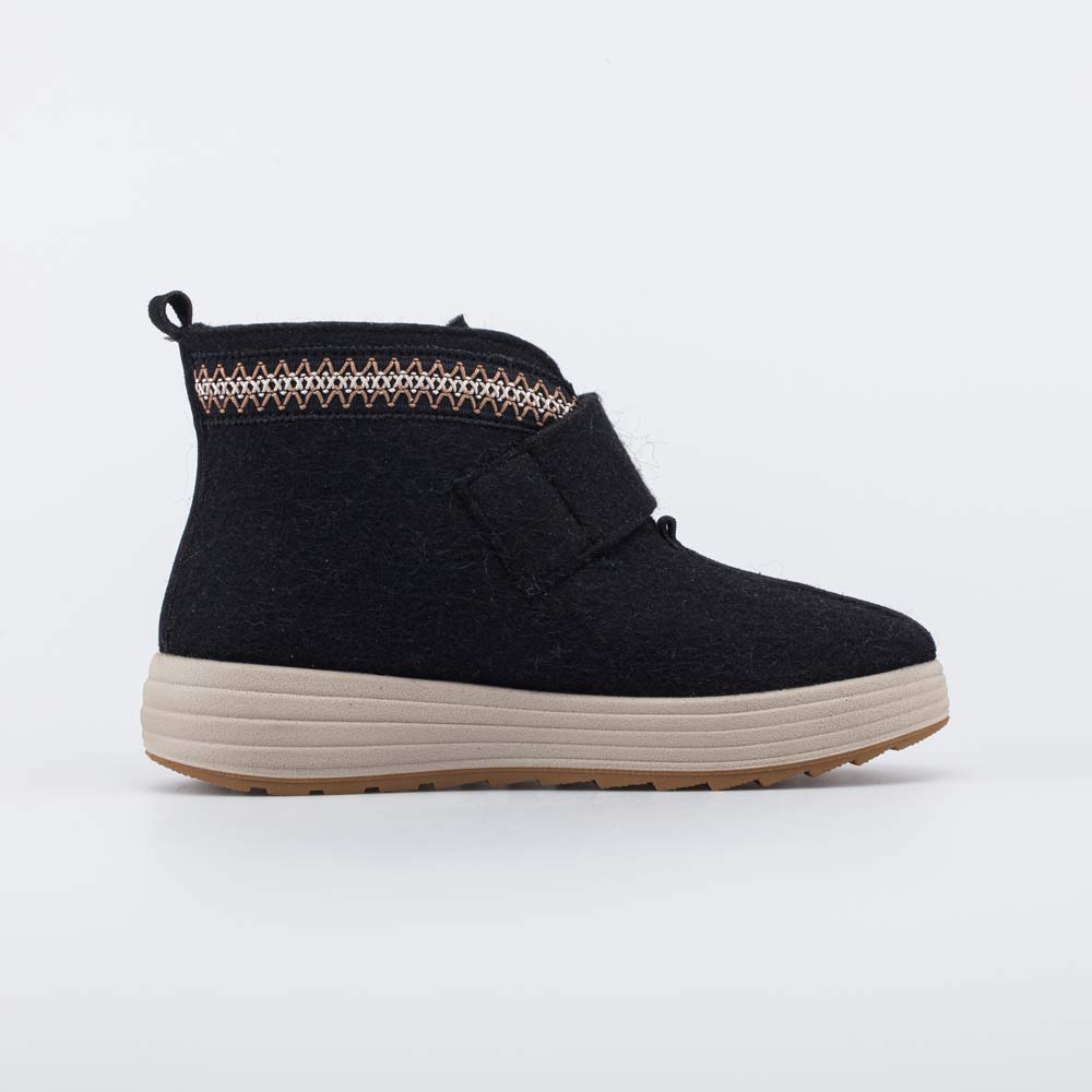 857016-42 Женские короткие валенки Арктик черный, все фото 2