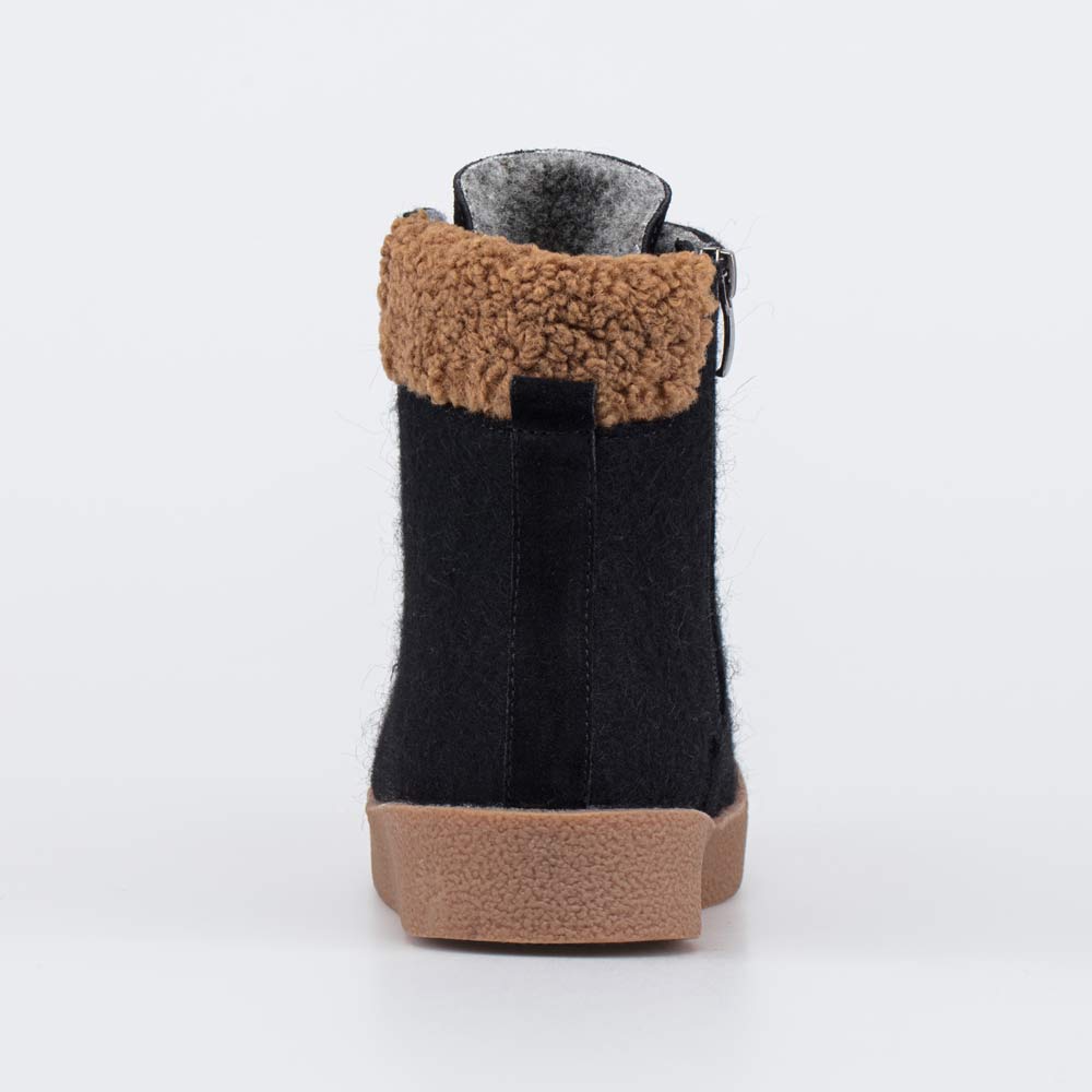 857017-43 Черные валенки-ботинки женские , все фото 5