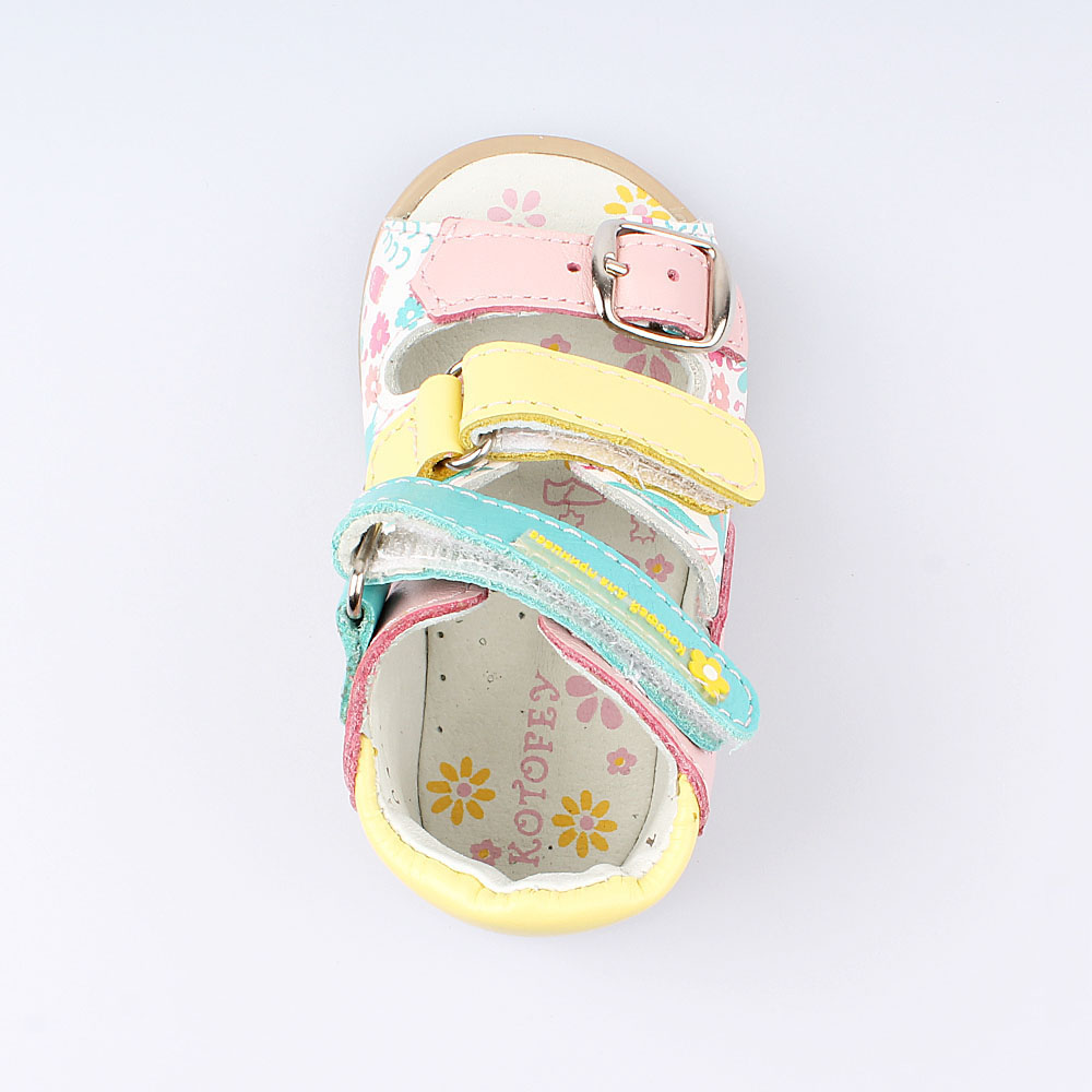 022088-21 Босоножки для девочки кожаные, все фото 4