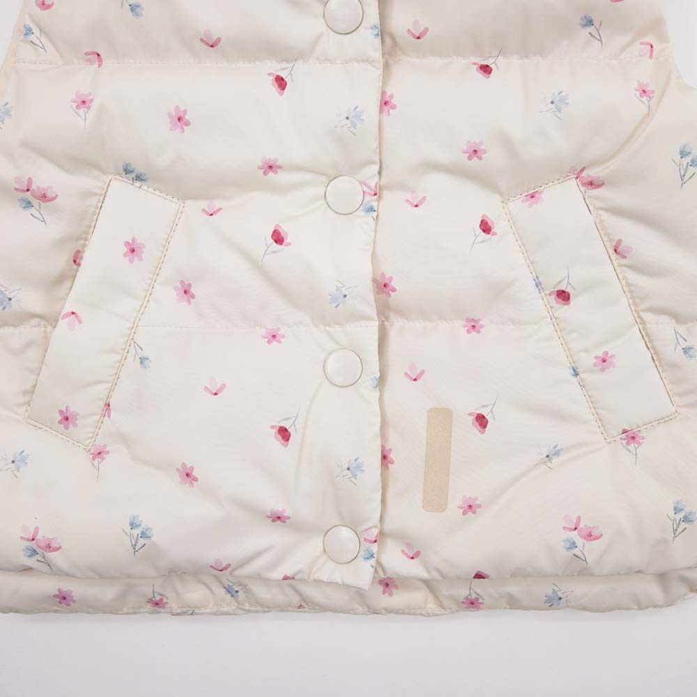 07885005-40 Бежевая жилетка с цветочным принтом, все фото 5