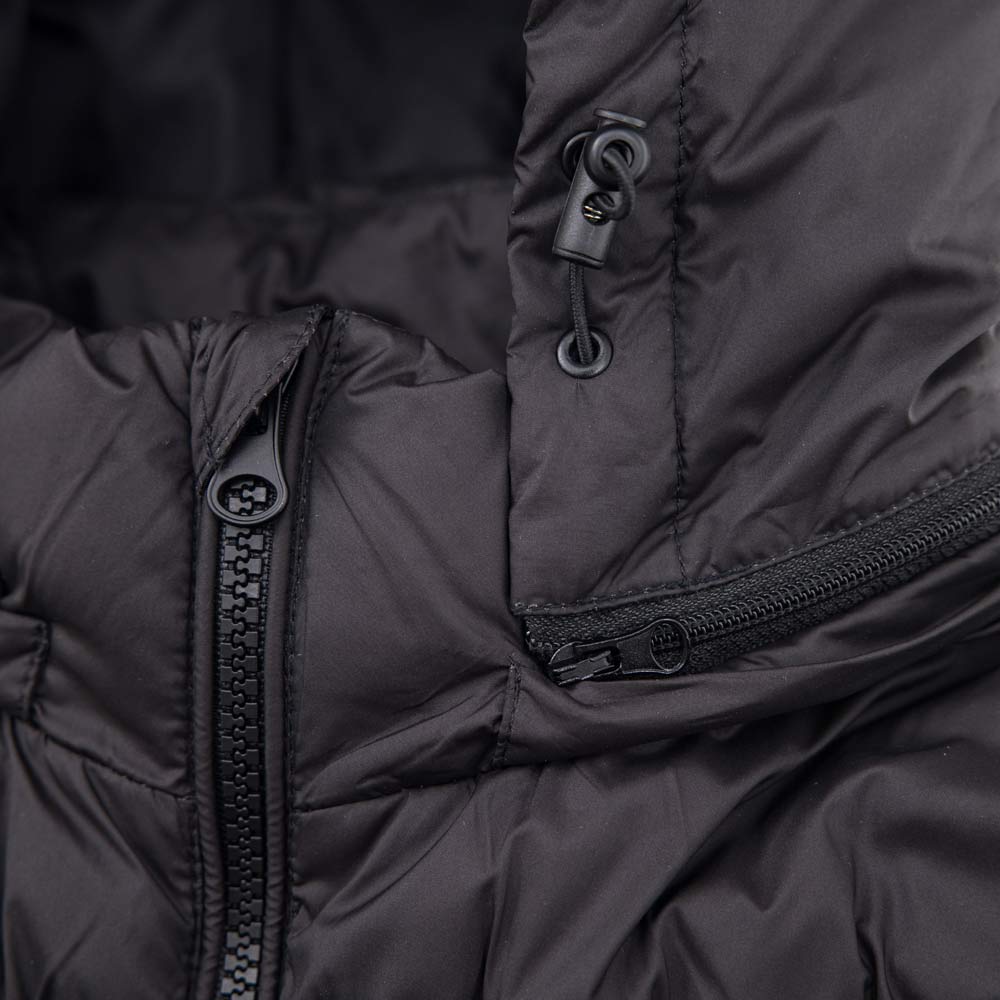 07885007-40 Черная стеганая жилетка для девочки, все фото 5