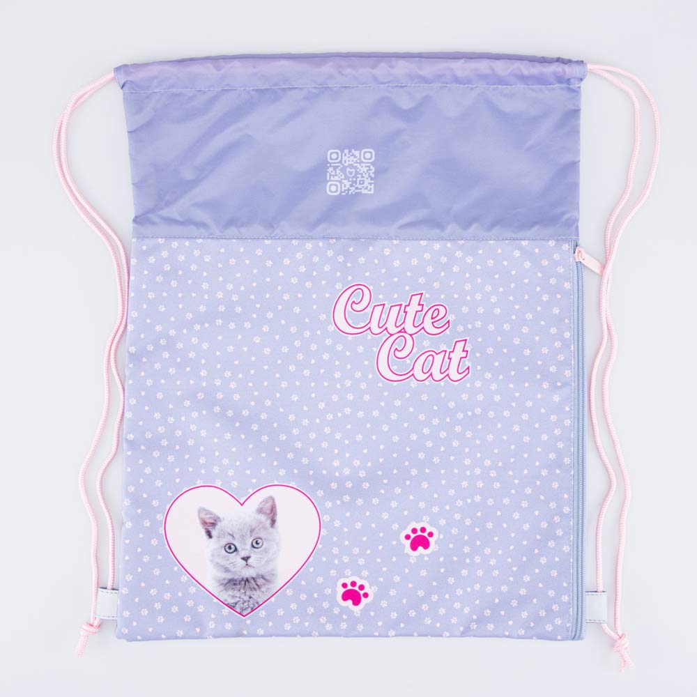 02808184-20 Мешок для сменной обуви Котик, все фото 1